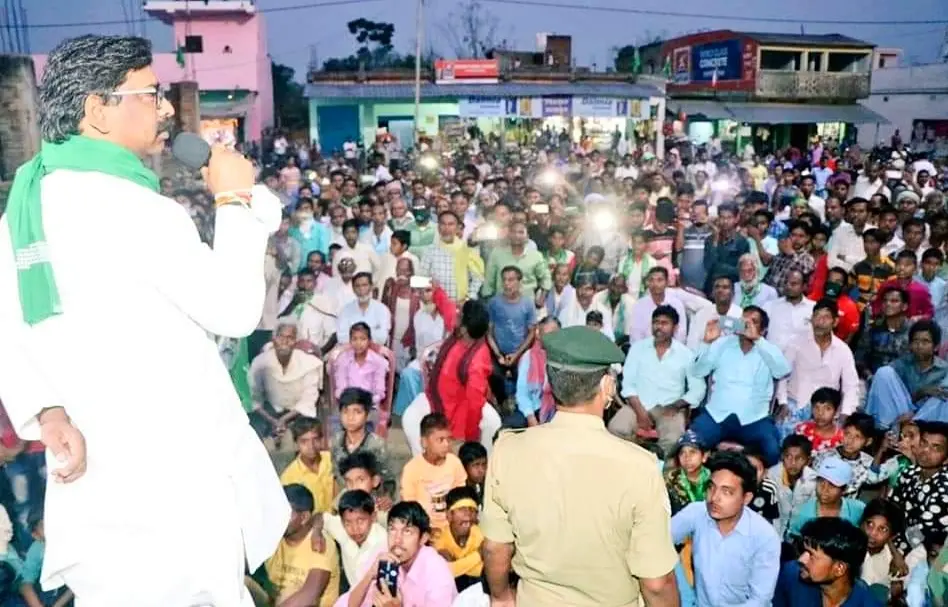 मधुपुर में मुख्यमंत्री हेमंत सोरेन की मौजूदगी से खौफजदा